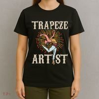 Trapeze Artist Acrobat Carnival Theme Circus Staff Costume T-Shirt thumb 4