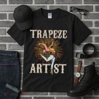 Trapeze Artist Acrobat Carnival Theme Circus Staff Costume Tall T-Shirt thumb 3
