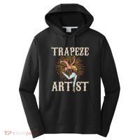 Trapeze Artist Acrobat Carnival Theme Circus Staff Costume Performance Fleece Hoodie thumb 0