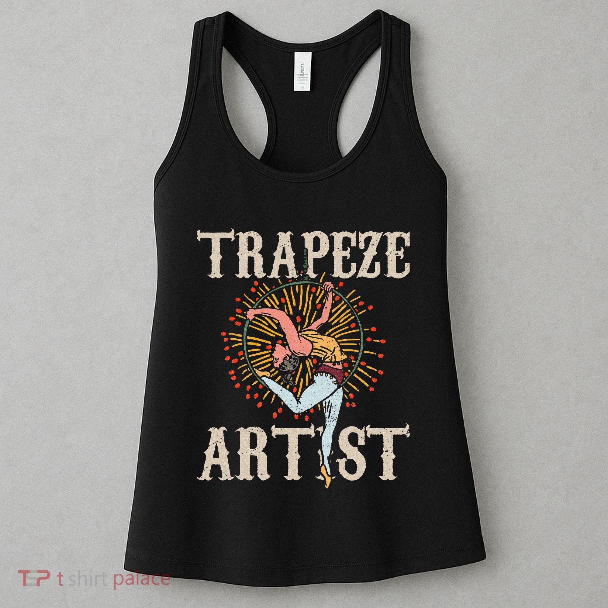 Trapeze Artist Acrobat Carnival Theme Circus Staff Costume Women's Tank Top