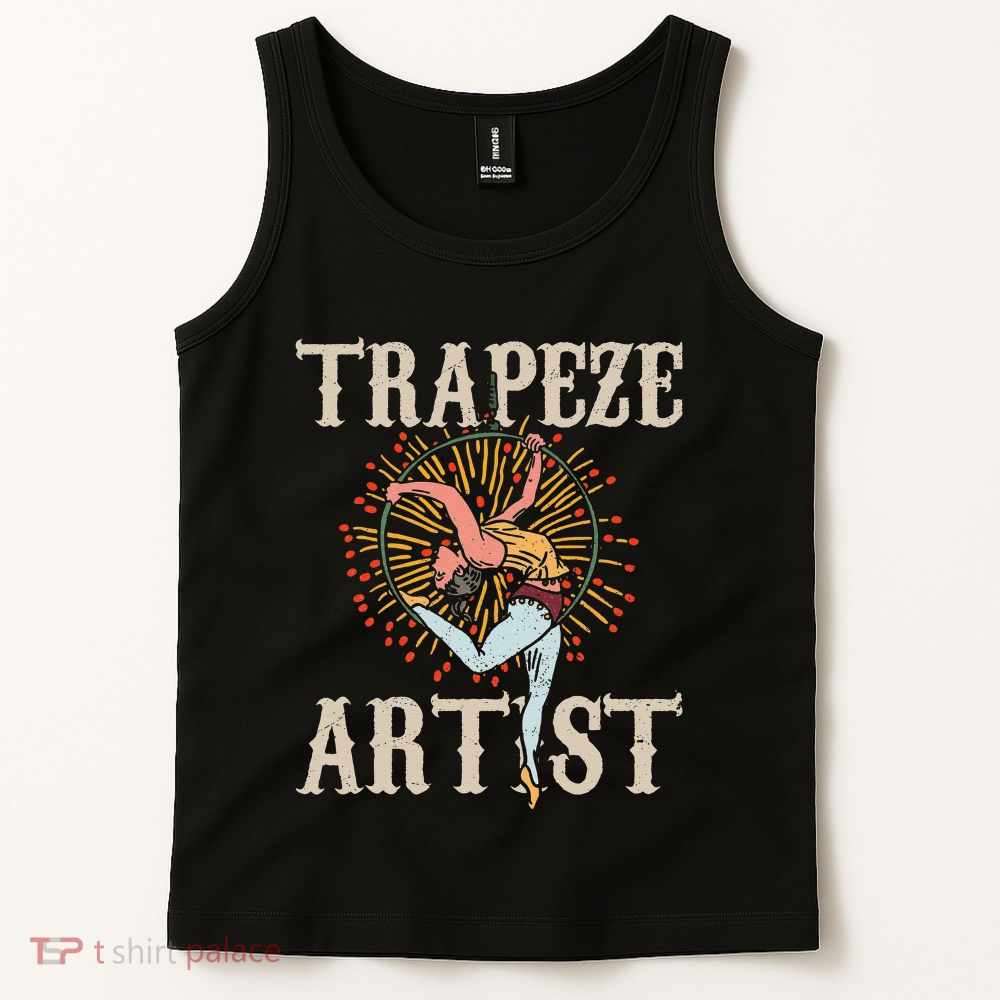 Trapeze Artist Acrobat Carnival Theme Circus Staff Costume Tank Top