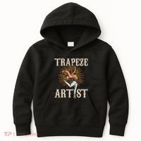 Trapeze Artist Acrobat Carnival Theme Circus Staff Costume Kids Hoodie thumb 0