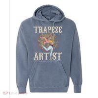 Trapeze Artist Acrobat Carnival Theme Circus Staff Costume Comfort Colors Garment-Dyed Hooded Sweatshirt thumb 0