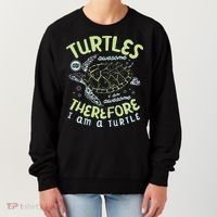 Turtles Are Awesome I Am Awesome Therefore I Am A Turtle Women's Sweatshirt thumb 0