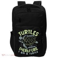 Turtles Are Awesome I Am Awesome Therefore I Am A Turtle Impact Tech Backpack thumb 0