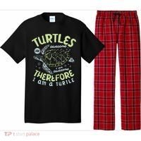 Turtles Are Awesome I Am Awesome Therefore I Am A Turtle Pajama Set thumb 0