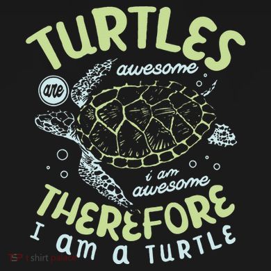 Turtles Are Awesome I Am Awesome Therefore I Am A Turtle 16 in Basic Backpack