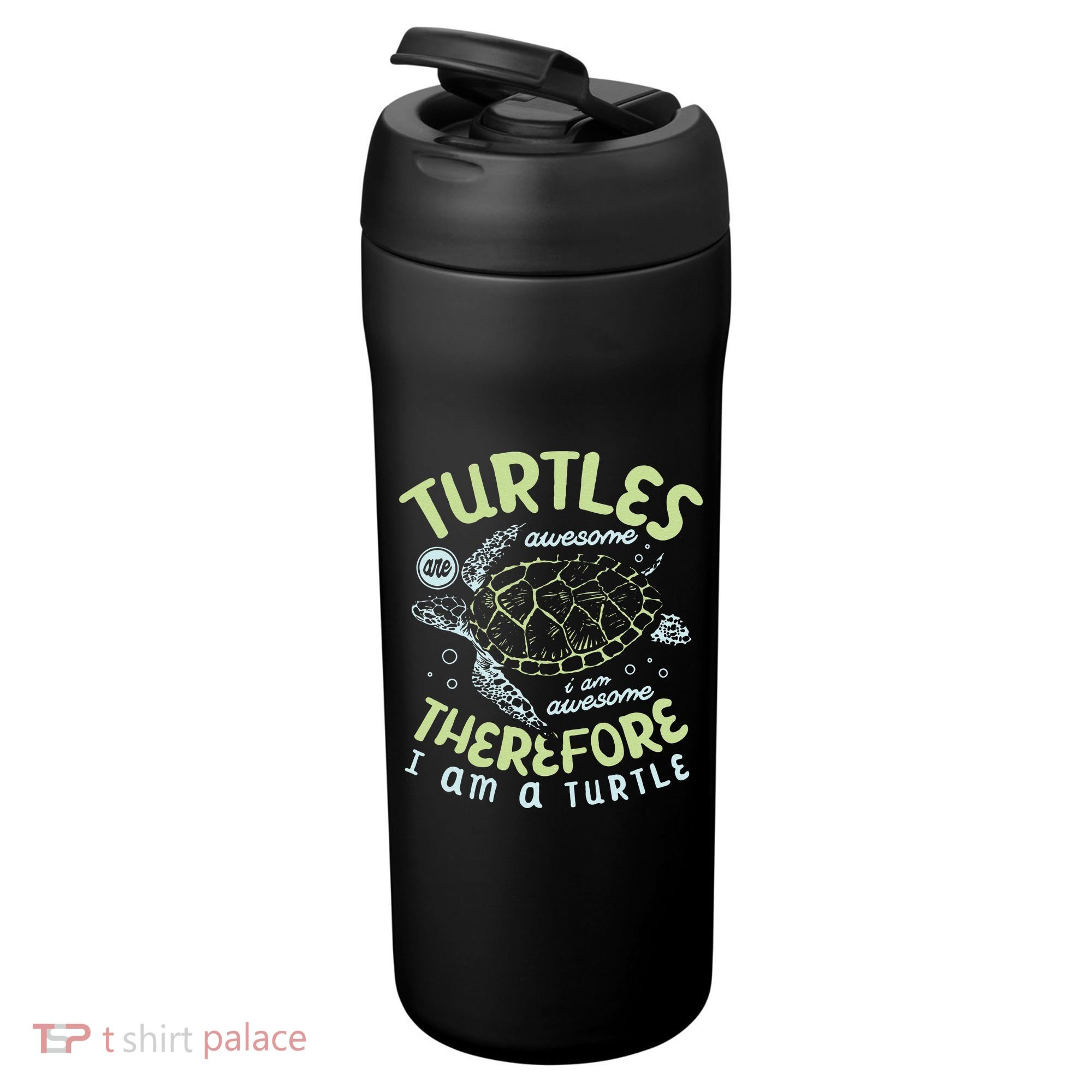 Turtles Are Awesome I Am Awesome Therefore I Am A Turtle 24oz Duet Stainless Steel Tumbler