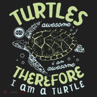 Turtles Are Awesome I Am Awesome Therefore I Am A Turtle Hat thumb 2