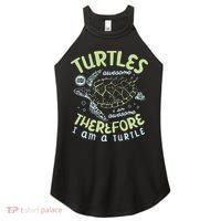 Turtles Are Awesome I Am Awesome Therefore I Am A Turtle Women's Perfect Tri Rocker Tank thumb 0