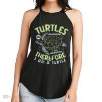 Turtles Are Awesome I Am Awesome Therefore I Am A Turtle Women's Perfect Tri Rocker Tank thumb 2