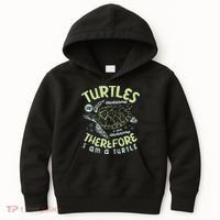 Turtles Are Awesome I Am Awesome Therefore I Am A Turtle Kids Hoodie thumb 0