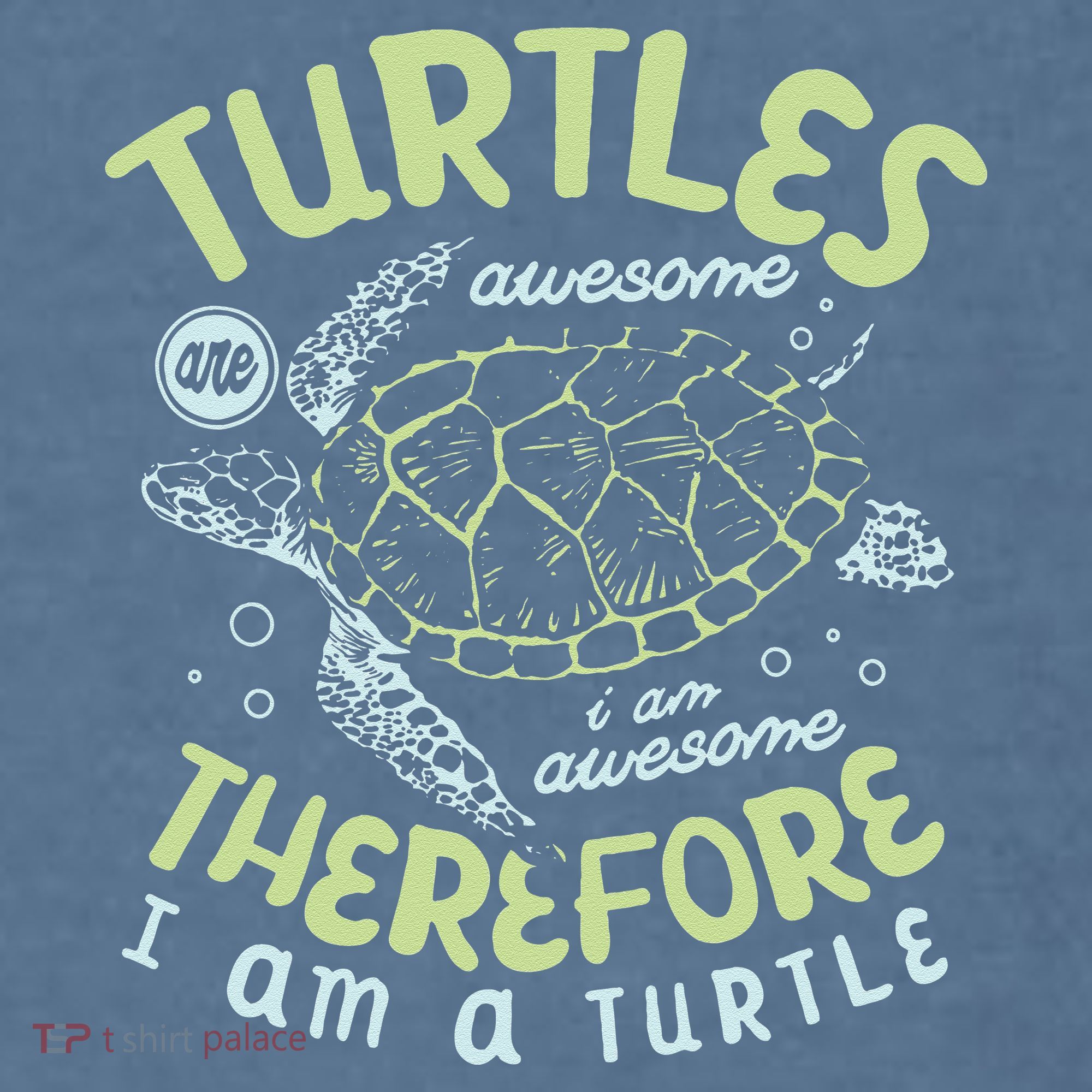 Turtles Are Awesome I Am Awesome Therefore I Am A Turtle Comfort Colors Garment-Dyed Hooded Sweatshirt