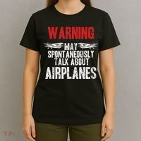 Talk About Airplanes Funny Pilot And Aviation T-Shirt thumb 4