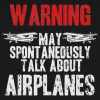 Talk About Airplanes Funny Pilot And Aviation Ornament thumb 1