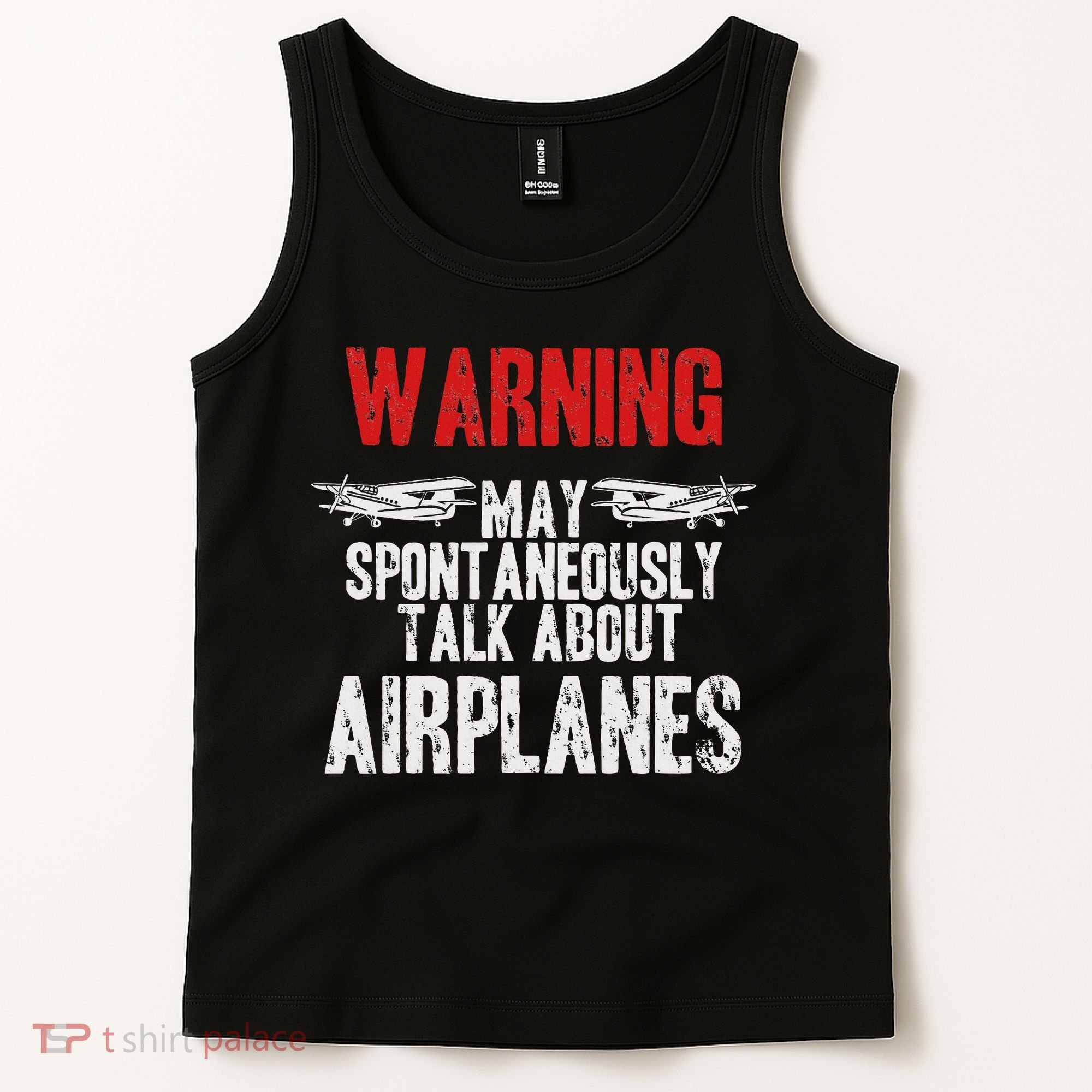 Talk About Airplanes Funny Pilot And Aviation Tank Top