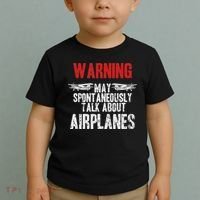 Talk About Airplanes Funny Pilot And Aviation Toddler T-Shirt thumb 2