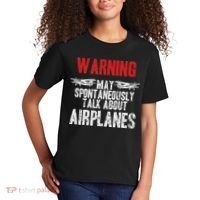 Talk About Airplanes Funny Pilot And Aviation Kids T-Shirt thumb 2