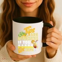 Tips Are Appreciated If You Wanna Get Drunk Barkeeper Funny Gift Coffee Mug thumb 3