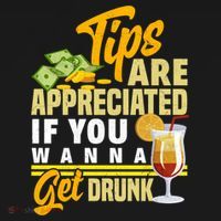 Tips Are Appreciated If You Wanna Get Drunk Barkeeper Funny Gift Ornament thumb 1