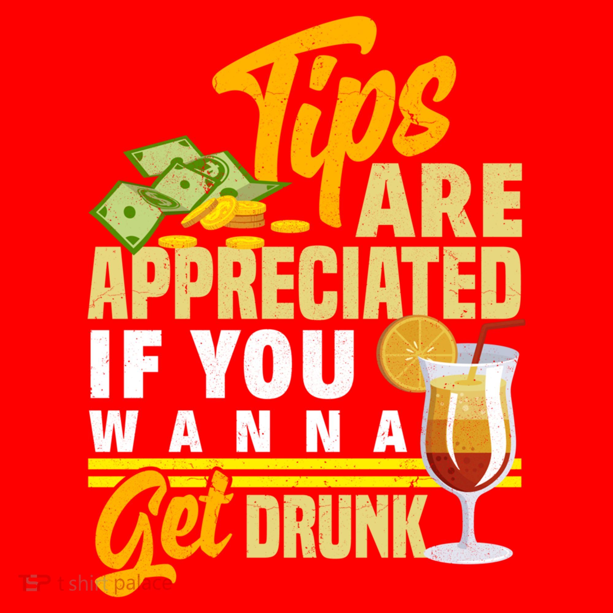 Tips Are Appreciated If You Wanna Get Drunk Barkeeper Funny Gift Santa Hat