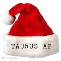 Taurus AF April May Birthday Santa Hat thumb 0