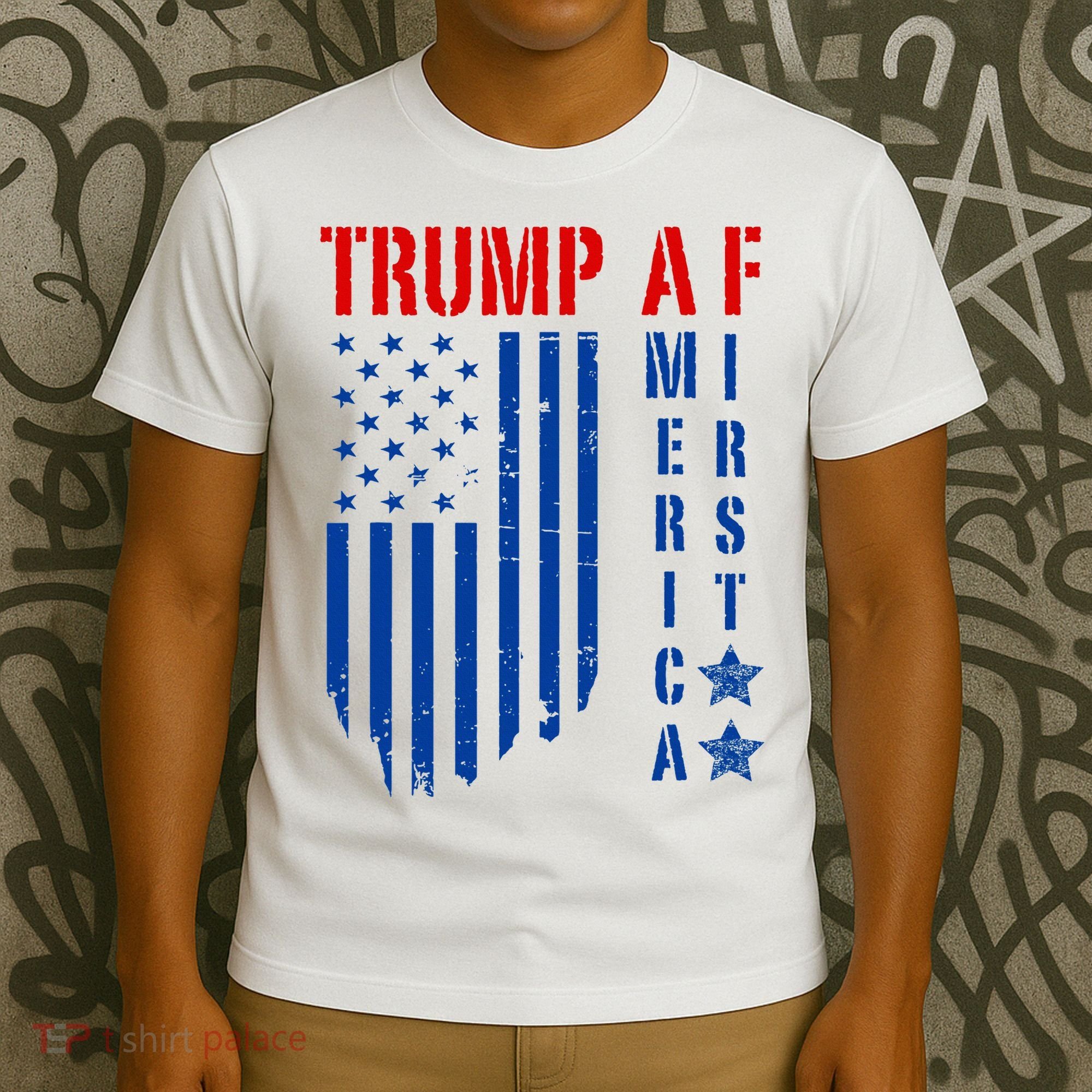 Trump Af America First Ultra Maga Republican Military Voter T-Shirt