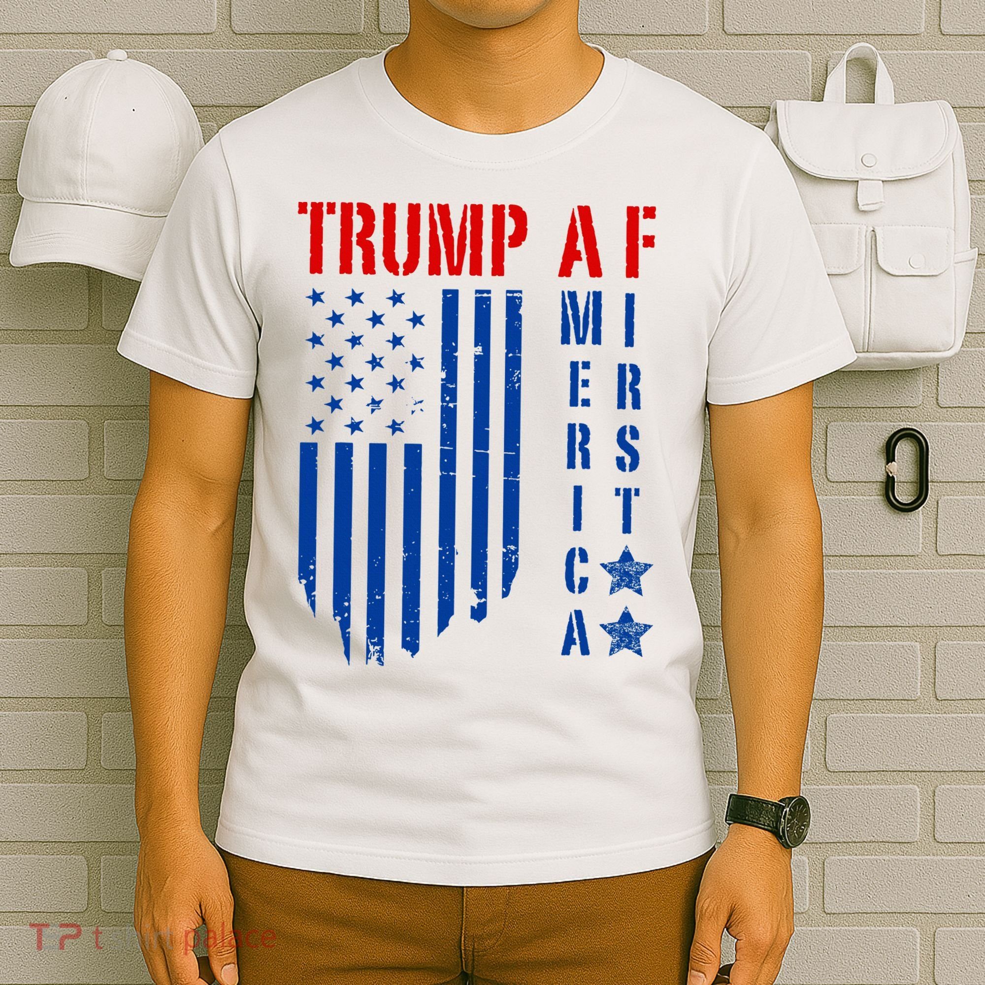 Trump Af America First Ultra Maga Republican Military Voter T-Shirt