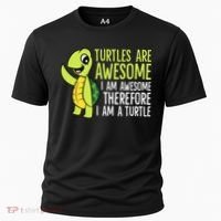 Turtles Are Awesome. I'm Awesome Therefore I'm a Turtle Cooling Performance Crew T-Shirt thumb 0