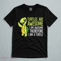 Turtles Are Awesome. I'm Awesome Therefore I'm a Turtle T-Shirt thumb 5
