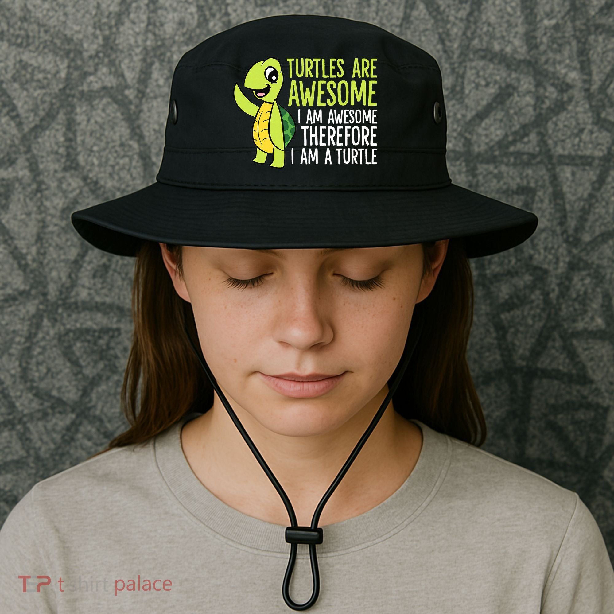 Turtles Are Awesome. I'm Awesome Therefore I'm a Turtle Bucket Hat