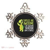 Turtles Are Awesome. I'm Awesome Therefore I'm a Turtle Ornament thumb 0