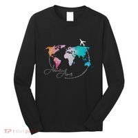 Traveler Adventure Artist Travel Lover Long Sleeve Shirt thumb 0