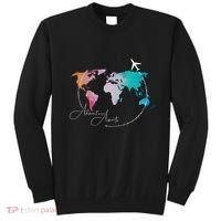 Traveler Adventure Artist Travel Lover Sweatshirt thumb 0