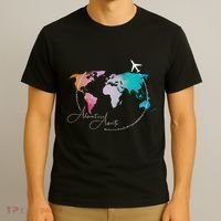 Traveler Adventure Artist Travel Lover T-Shirt thumb 3