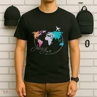 Traveler Adventure Artist Travel Lover T-Shirt thumb 6