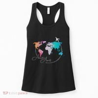 Traveler Adventure Artist Travel Lover Women's Tank Top thumb 0