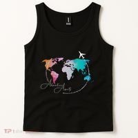 Traveler Adventure Artist Travel Lover Tank Top thumb 2