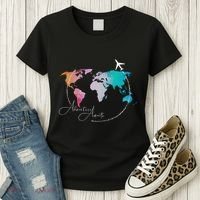 Traveler Adventure Artist Travel Lover Women's T-Shirt thumb 3