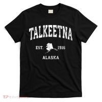 Talkeetna Alaska Ak Vintage Athletic Sports T-Shirt thumb 0