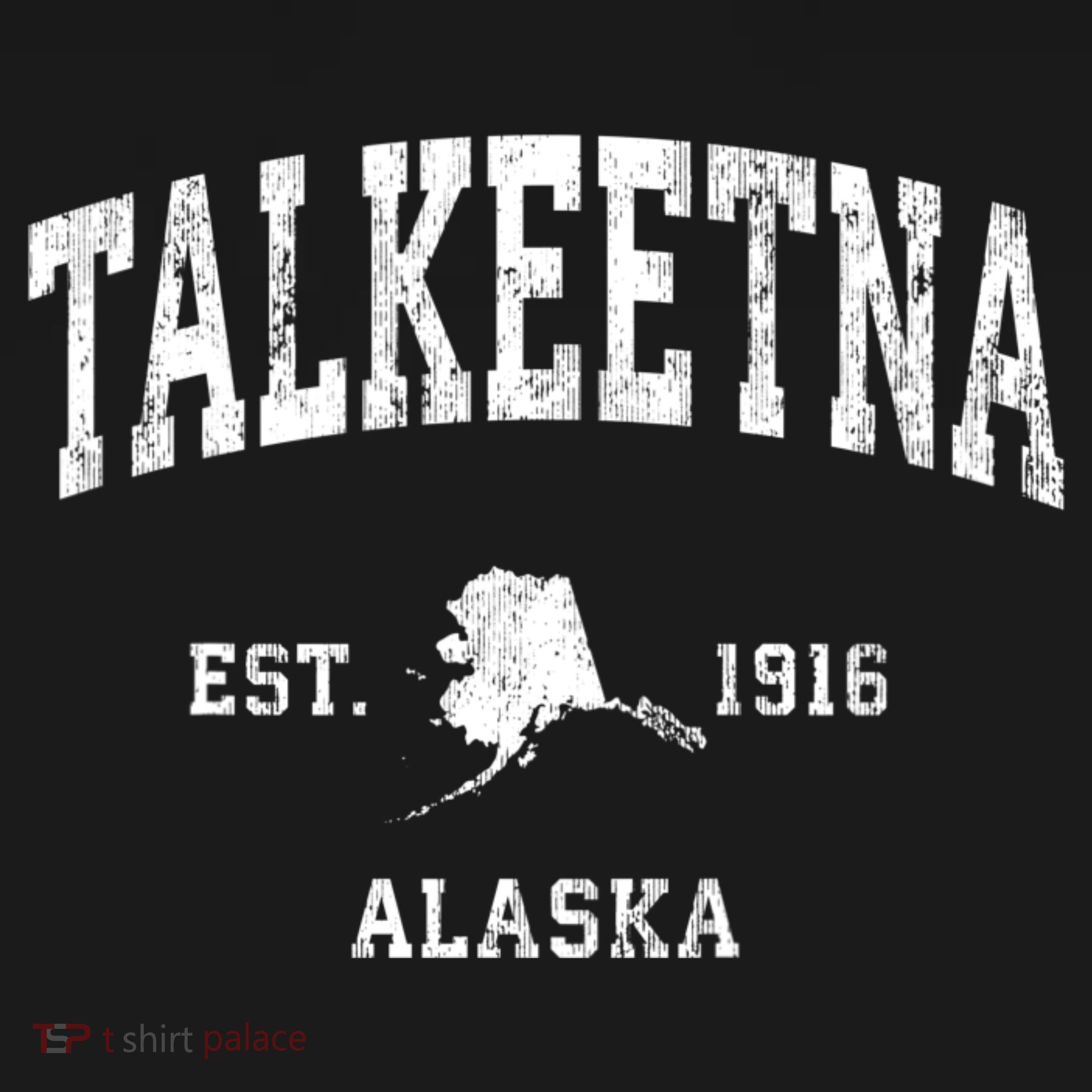 Talkeetna Alaska Ak Vintage Athletic Sports T-Shirt