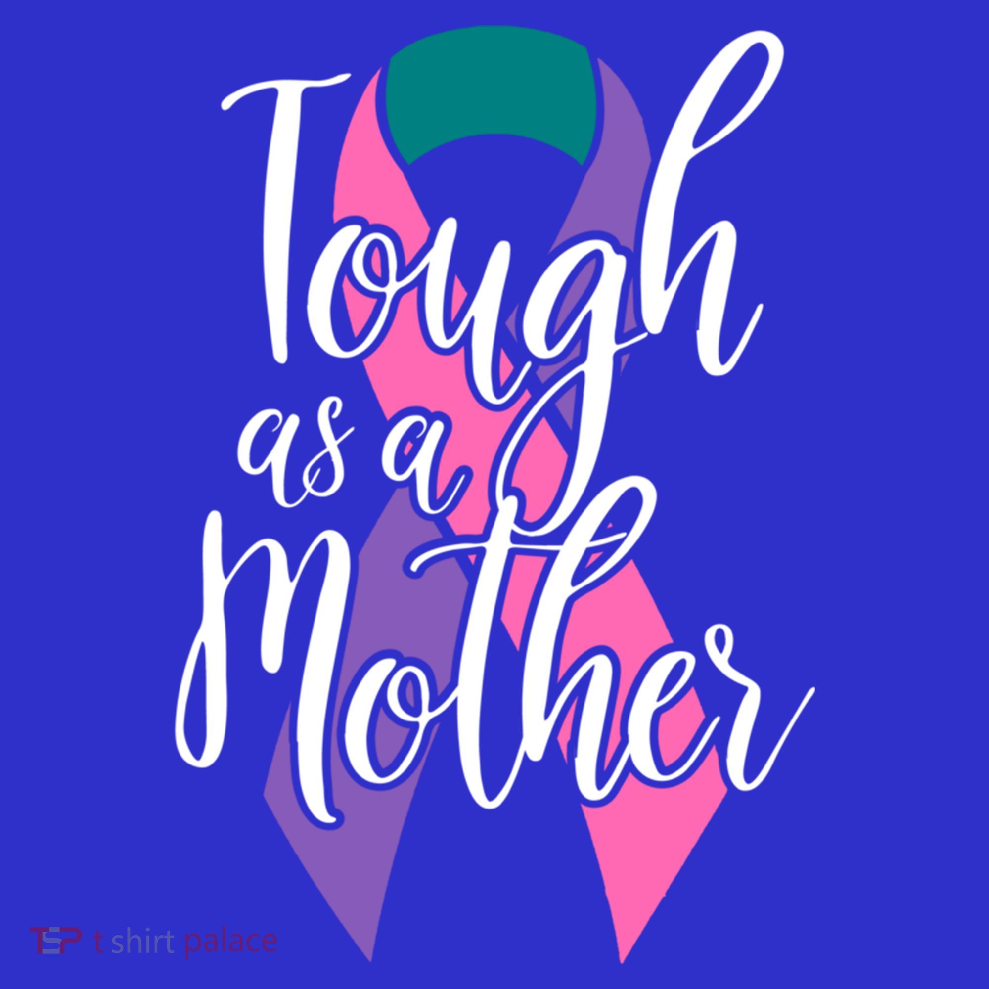 Tough As A Mother Gift Thyroid Cancer Awareness Sarcastic Mom Gift Mousepad