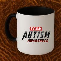 Team Autism Awareness Superhero Coffee Mug thumb 2