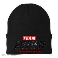 Team Autism Awareness Superhero Beanie thumb 0