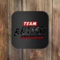 Team Autism Awareness Superhero Coaster thumb 0