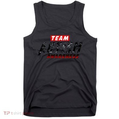 Team Autism Awareness Superhero Tank Top