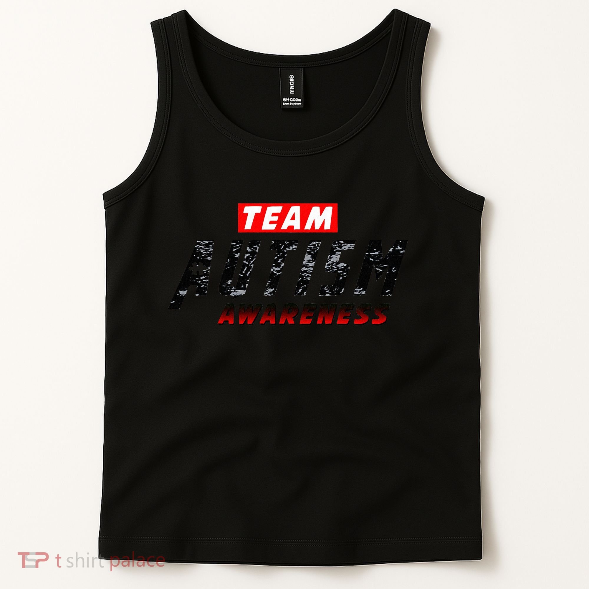 Team Autism Awareness Superhero Tank Top