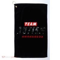 Team Autism Awareness Superhero Golf Towel thumb 0