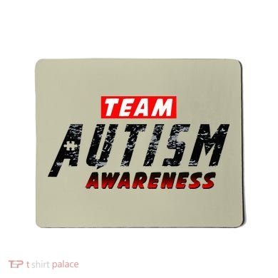 Team Autism Awareness Superhero Mousepad