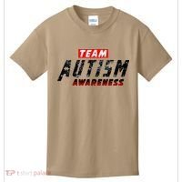 Team Autism Awareness Superhero Kids T-Shirt thumb 0